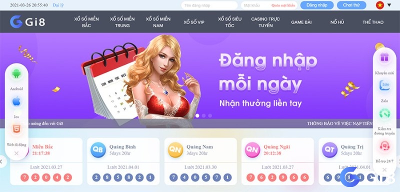 Dự đoán lô rơi từ đề cùng sân chơi uy tín GI8