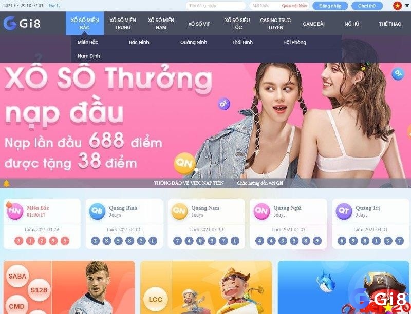 Tham gia chơi lô đề trực tuyến tại nhà cái Gi8 