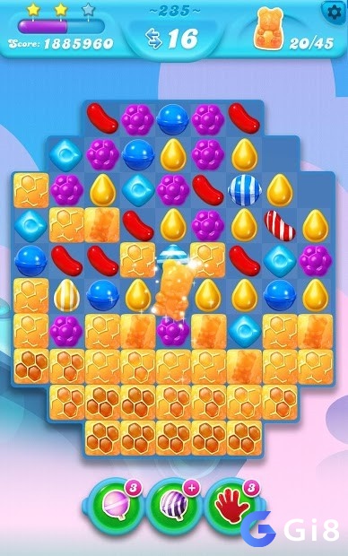 Game Candy Crush Soda Saga có nhiều màn chơi đa dạng khác nhau