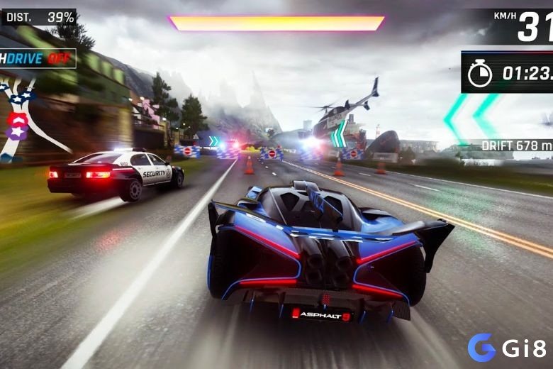 Đồ họa của Asphalt 9 sử dụng công nghệ HDR