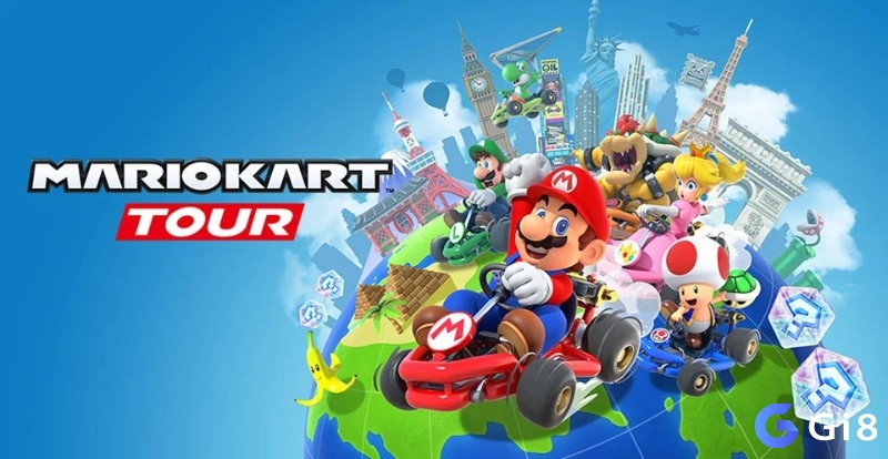 Cốt truyện game Mario Kart Tour rất đơn giản