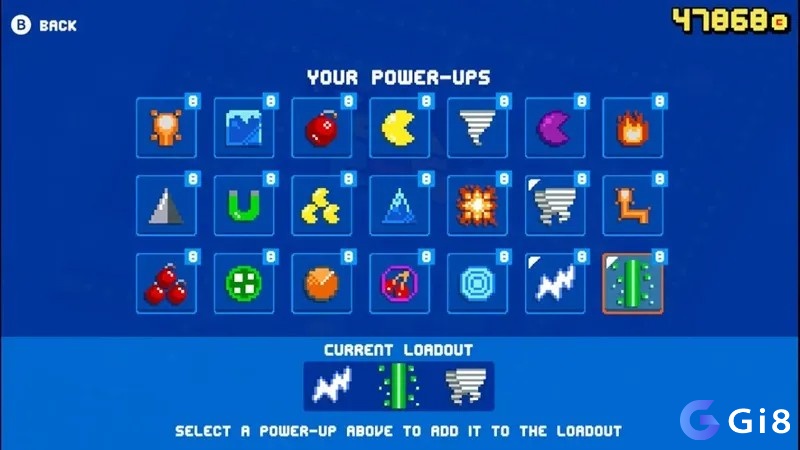 Tận dụng power-up có sẵn khi chơi PAC-MAN