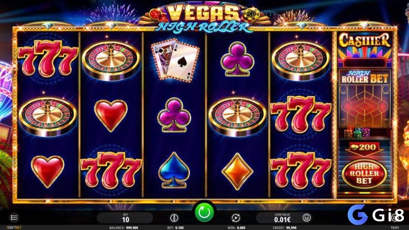 Vegas High Roller có thiết kế trực quan và hấp dẫn